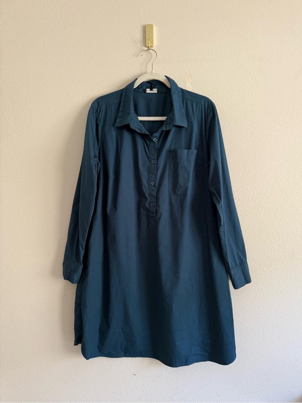 universal standard Stretch Poplin Rubicon Shirtdress Sz S/ 14-16
